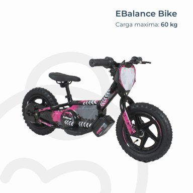 BICICLETA MOTO ELE CTRICA E-BIKE BERIDE ARO 12 ROSADA - 7