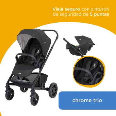 COCHE TRAVEL SYSTEM CHROM TRIO EMBER JOIE - 2