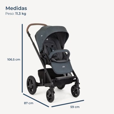 COCHE TRAVEL SYSTEM CHROM TRIO EMBER JOIE - 9