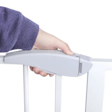 REJA SEGURIDAD BEBESIT BEBÉ PUERTA MASCOTA DOBLE SEGURO 75-82 CM BLANCO - 7