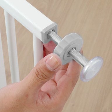 REJA SEGURIDAD BEBESIT BEBÉ MASCOTA DOBLE SEGURO 75 A 82 CM BLANCO - 2