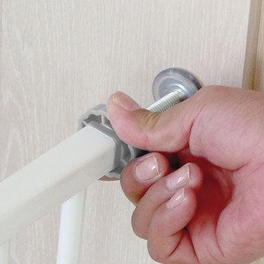 REJA SEGURIDAD BEBESIT BEBÉ MASCOTA DOBLE SEGURO 75 A 82 CM BLANCO - 3