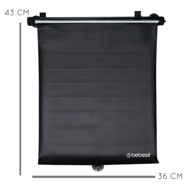 PROTECTOR UV X2 SOL AUTO PARASOL ROLLER BEBE DOBLE UNIVERSAL - 5