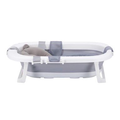 BAÑERA BEBESIT PLEGABLE BEBE COJIN ALMOHADA REDUCTOR GRIS - 4