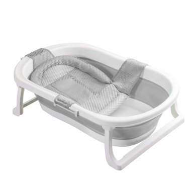 BAÑERA BEBESIT PLEGABLE BEBE HAMACA JELLY GRIS - 1