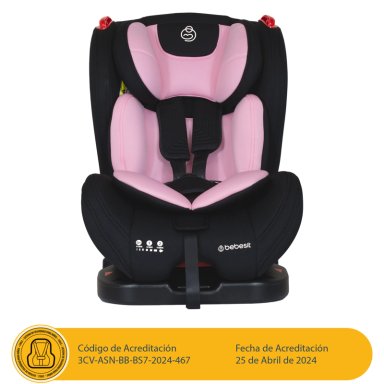 SILLA DE AUTO CONVERTIBLE ARA NEXT ROSA - 2
