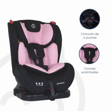 SILLA DE AUTO CONVERTIBLE ARA NEXT ROSA - 5