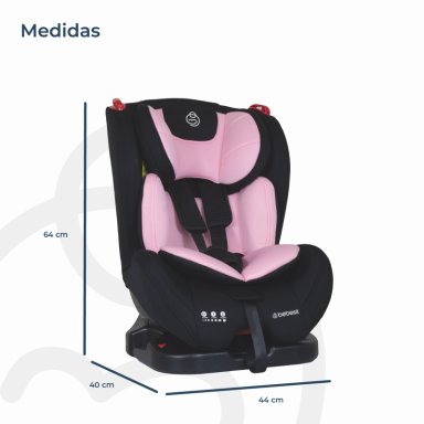 SILLA DE AUTO CONVERTIBLE ARA NEXT ROSA - 7