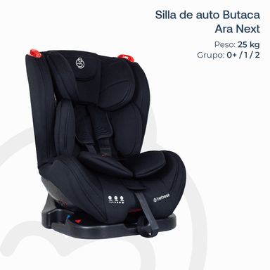SILLA DE AUTO CONVERTIBLE ARA NEXT NEGRO - 4