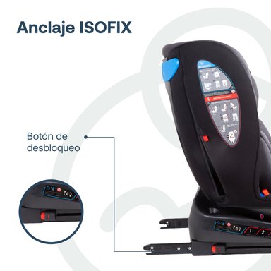 SILLA DE AUTO SATURN DARK GREY - 6