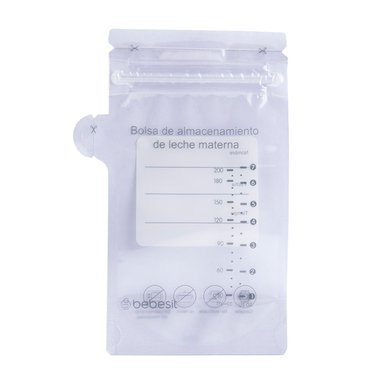 PACK 30 BOLSAS PARA ALMACENAR LECHE MATERNA 200 ML BEBESIT - 5