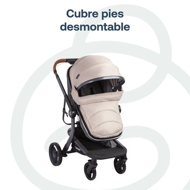 COCHE CUNA TRAVEL SYSTEM TAURUS BEIGE - 6
