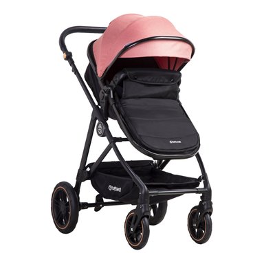 COCHE CUNA PASEO STREET ROSADO BEBESIT - 2