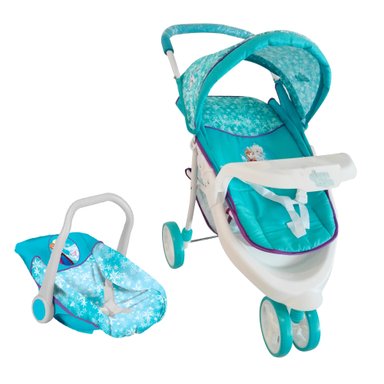 COCHE TRAVEL JOGGER DE JUGUETE PARA MUÑECA FROZEN DISNEY - 2
