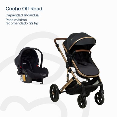 COCHE CUNA TRAVEL SYSTEM OFFROAD NEGRO - 6