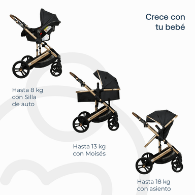 COCHE CUNA TRAVEL SYSTEM OFFROAD NEGRO - 8