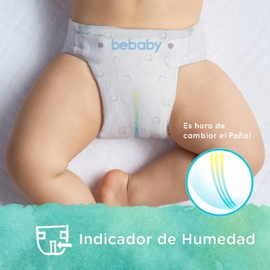 PAÑALES BEBABY PREMIUM BY BEBESIT M 80U HIPOALERGÉNICO - 8