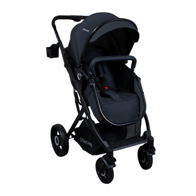 COCHE CUNA PASEO VOX NEGRO BEBESIT - 1