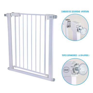 REJA DE SEGURIDAD PARA PUERTA METALICA DOO GATE IL BEBESIT - 2