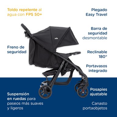 COCHE DE PASEO MUZE LX COAL JOIE - 7