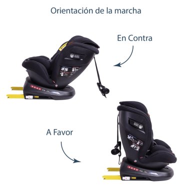 SILLA DE AUTO CONVERTIBLE ISOFIX SUPRA 360º PREMIUM GRIS - 6