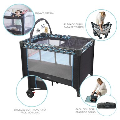 CUNA P&PLAY SLEEPII AZUL - 6