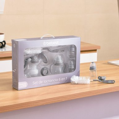 SET DE LACTANCIA 6 EN 1 MAMADERAS Y ACCESORIOS BEBESIT - 8
