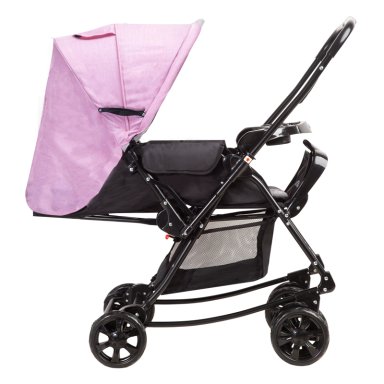 COCHE CUNA BALANCIN SX ROSADO BEBESIT - 2
