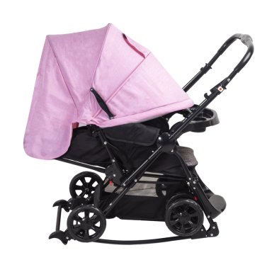 COCHE CUNA BALANCIN SX ROSADO BEBESIT - 3
