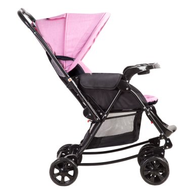 COCHE CUNA BALANCIN SX ROSADO BEBESIT - 4