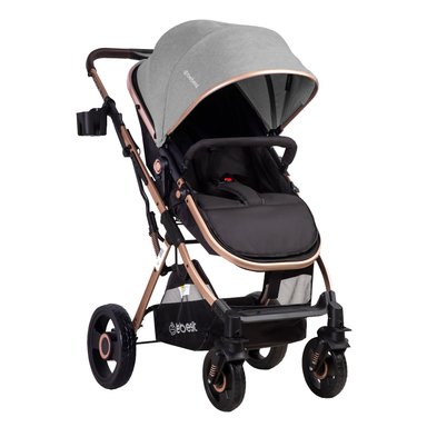 COCHE CUNA PASEO VOX GOLD GRIS BEBESIT - 2