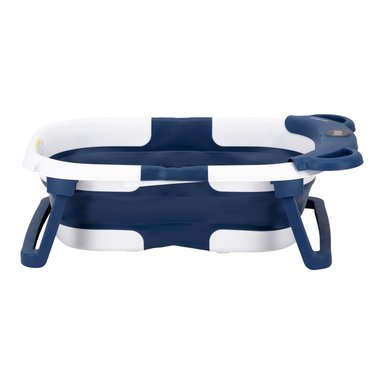 BAÑERA PLEGABLE SMART BEAR VIAJES BEBE AZUL CON TERMÓMETRO - 1