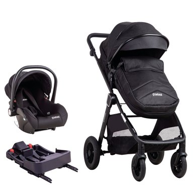 COCHE CUNA TRAVEL SYSTEM ISOFIX SUNSET PREMIUM NEGRO BEBESIT - 2