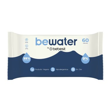 TOALLAS HÚMEDAS BEWATER BEBESIT - BOLSA 4X60 UNIDADES - 3
