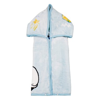 SACO CON BROCHE ULTRA SOFT MICKEY MUSIC 80X110CM CELESTE - 3