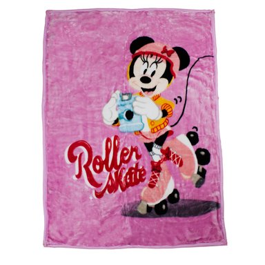 FRAZADA ULTRA SOFT MINNIE ROLLER 110X140CM ROSADO DISNEY - 2
