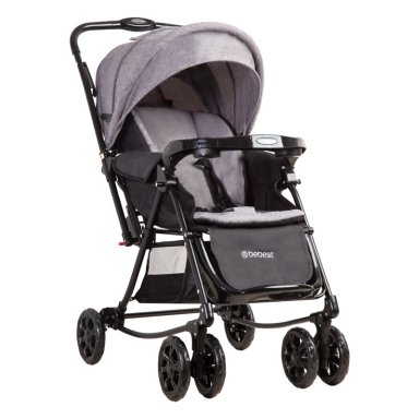 COCHE CUNA BALANCIN SX GRIS MELANGE BEBESIT - 1