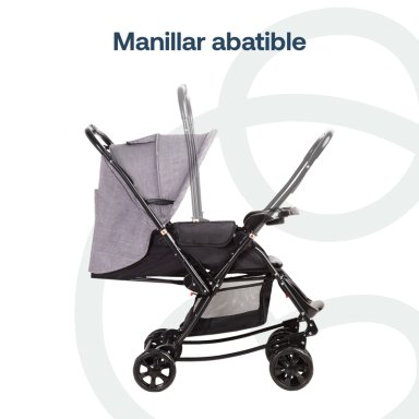 COCHE CUNA BALANCIN SX GRIS MELANGE BEBESIT - 5