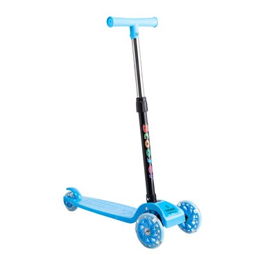 SCOOTER MONOPATÍN 2 EN 1 CON ASIENTO NIÑO PLEGABLE XT04 AZUL - 2