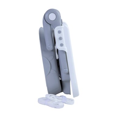 SILLA DE COMER PLEGABLE PORTATIL BEBE NIÑO FOLD GRIS - 7