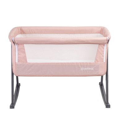 CUNA MOISE S BALANCIN CON MOSQUITERO ROSADO BEBESIT - 2