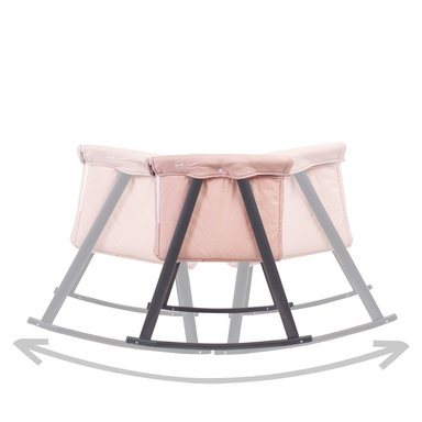 CUNA MOISE S BALANCIN CON MOSQUITERO ROSADO BEBESIT - 3