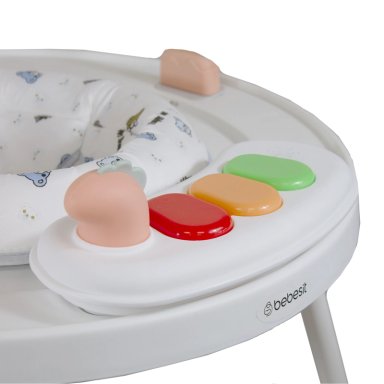 CENTRO DE ACTIVIDAD 2 EN 1 SMART & BOUNCE ROSA CORAL BEBESIT - 4