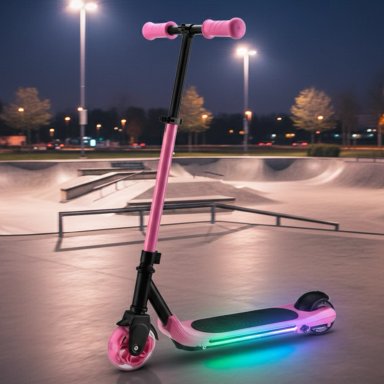 MONOPATIN ELE CTRICO PLEGABLE E-SCOOTER 60W 24V2000MAH ROSADO - 2