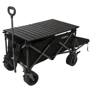CARRO DE ARRASTRE 3 EN 1 OUTDOOR NEGRO - 1