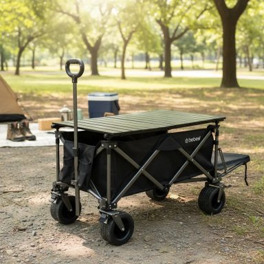 CARRO DE ARRASTRE 3 EN 1 OUTDOOR NEGRO - 2