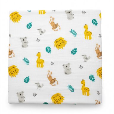 PACK 3 MANTAS DE MUSELINA 100% ALGODON – 75 X 75 CM - 4