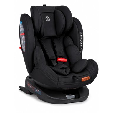 SILLA DE AUTO SATURN 360° PREMIUM BLACK - 1