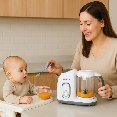 PROCESADORA DE ALIMENTOS DIGITAL BEBES BEBESIT - 6