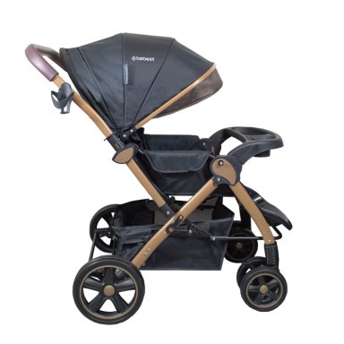 COCHE CUNA PASEO COMFY NEGRO GOLD - 3